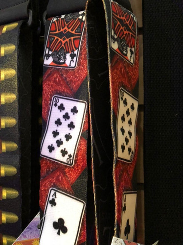 Imagen 2 de 10 de Levys Mps2 083 Polyester Correa Guitarra Bajo Poker