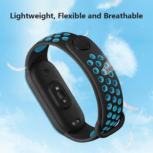Imagen 4 de 4 de Malla Pulsera De Silicona Para Mi Band 5 Y 6