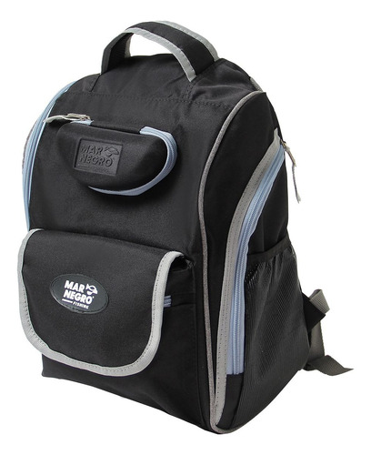 Mochila De Pesca Com Porta Óculos Preto - Mar Negro