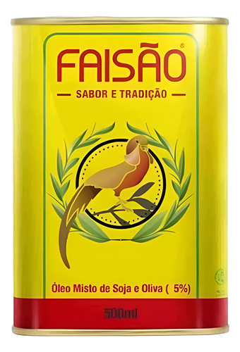 Kit Óleo Composto Faisão Lata 500ml Com 4 Unidades