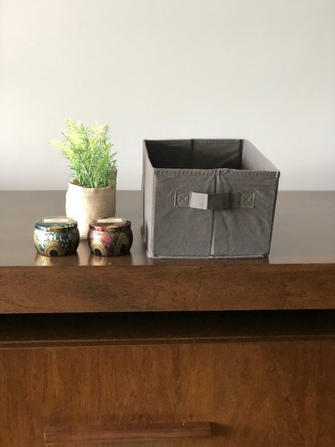 Canasto Caja Organizador Tela Plegables Compactor