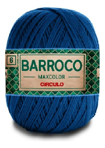 Hilo barroco Maxcolor de 6 hilos, 200 g, línea de ganchillo, color dorado 1449