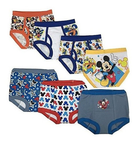 Disney Bebe Niños Mickey 3pk Pantalones De Entrenamiento Y