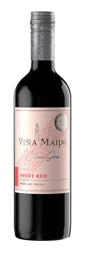 Pack De 6 Vino Tinto Viña Maipo Sweet Red 750 Ml