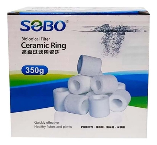 Anillo Canutillo Cerámico Sobo 350g Material Filtrante Peces