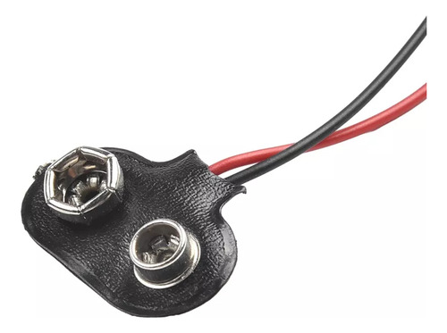 Base Pila Cuadrada 9v Con Plug Arduino 3 Unidades