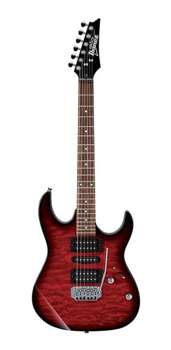 Guitarra Eléctrica Ibanez Gio Grx70qatrb Red Burst Cuo