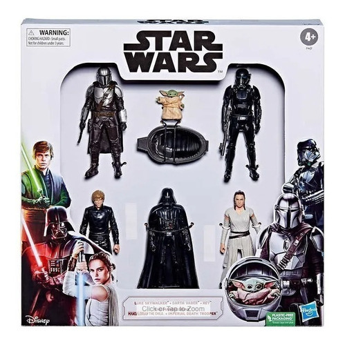 Star War Set De Muñecos X6 Hasbro - Premium