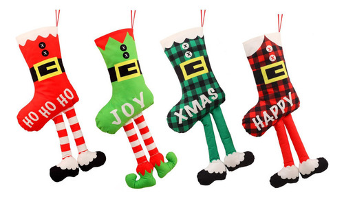 Calcetines Navidad Bolsas Regalo Niños Calcetines Decoración