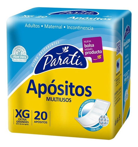 Apositos multiusos Parati talla XG por 20 unidades