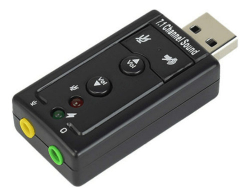 Tarjeta Audio 7.1 Usb A Audio 3d Micrófono Externo