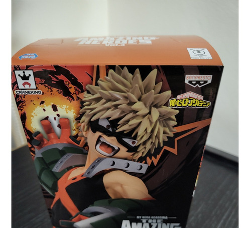Imagen 5 de 5 de Figura Banpresto My Hero Academia The Amazing Heroes Bakugo