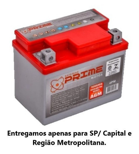 Bateria Prime 4-pm (ref. Ytx 4l-bs) - Biz C100, Cg125