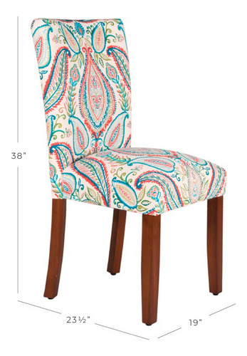 Silla Clásica Tapizada Para Comedor Homepop Parsons