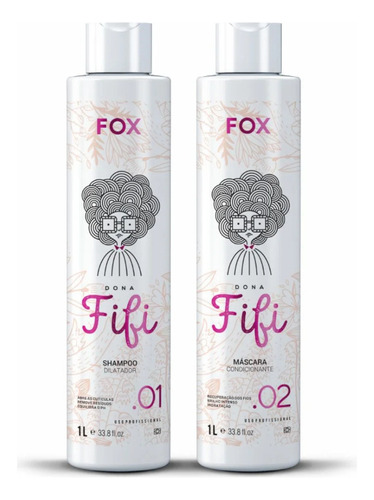 Kit Escova Progressiva Fox Dona Fifi 2x1000ml