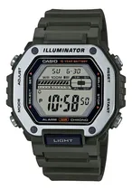 Comprar Reloj Hombre Casio Mwd-110h Wr100 Alarma Crono Casio Centro Color De La Malla Verde