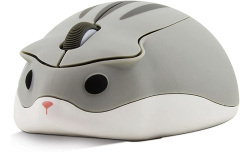 Mouse Inalambrico Mini Silencioso Con Forma De Hamster