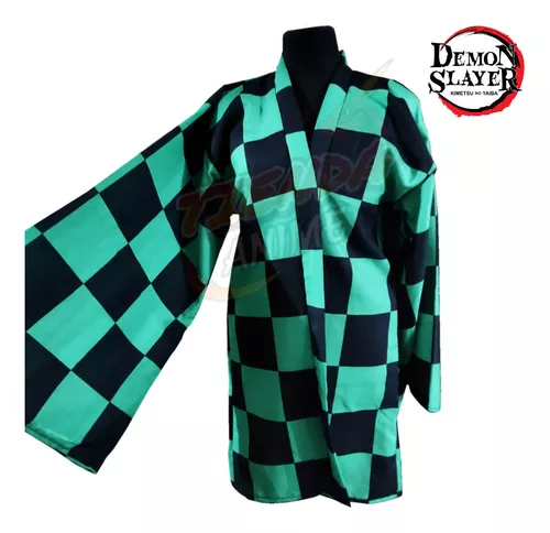 Kimono Haori Tanjiro Kamado Kimetsu No Yaiba Demon Slayer en venta en ...