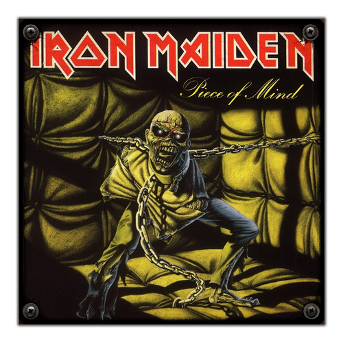 #10 - Cuadro Decorativo Vintage / Iron Maiden - Piece Of Min