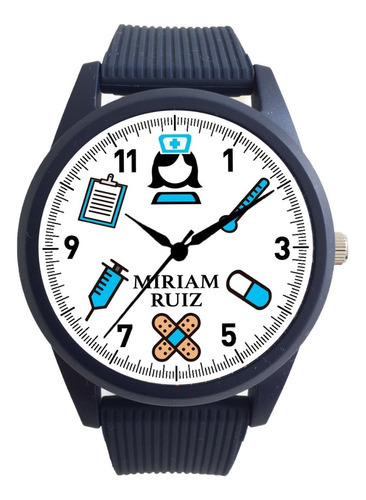 4 Relojes Con Logo  Contra Agua, Personalizado C/nombre