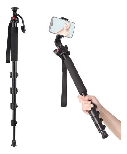 Monopie De 42,5 A 160 Cm, 4 Secciones, Compatible Con Dslr A