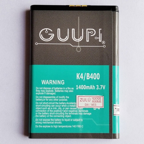 Bateria B400 Krip K4 Original 1400 Mah Crip Kripp Krip4 Ccs