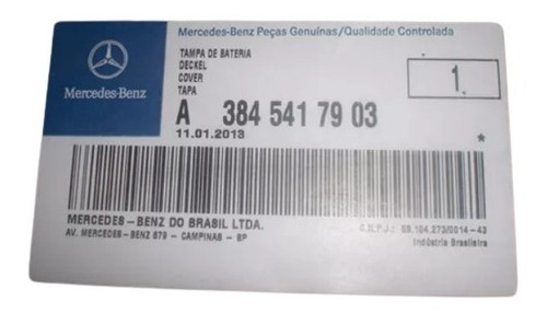 Tapa De Bateria Para Camion Mercedes Benz 711-1720