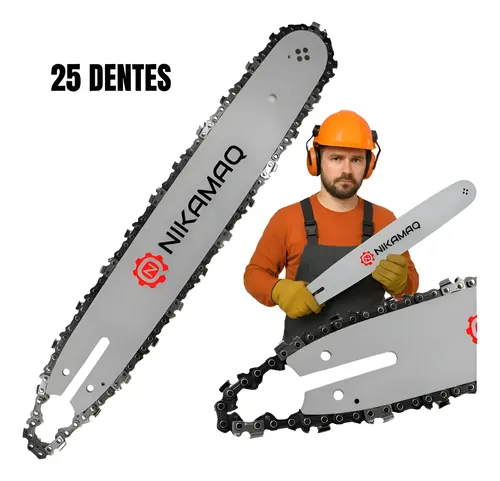 Sabre Saibro Facão 25 Dentes 3/8 1,3mm Ms 170 180 210 230