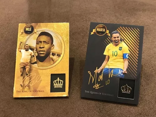 Cards Special Panini Pelé and Marta - The King and The Queen of Football