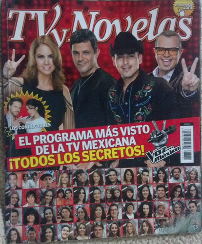 Revista Tv Y Novelas Con La Voz Mexico, Lucero En Español