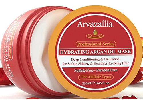 Mascarilla Hidratante Para El Cabello Con Aceite De Argán Y 