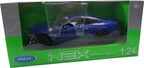 Imagen 3 de 8 de Auto Colección Welly Ford Mustang Gt 2015 Esc 1/24 La Plata