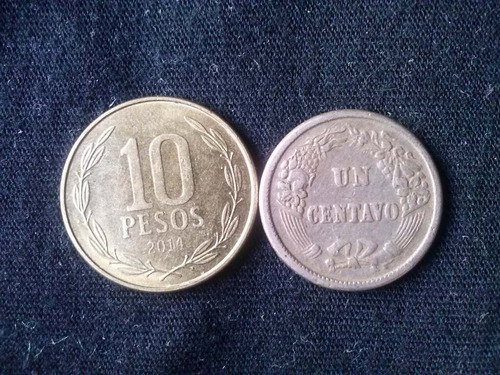 Moneda Perú 1 Centavo 1864 Cobre (c14)