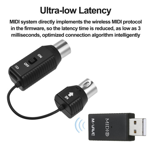 Adaptador De Sistema De Transmisión De Audio Inalámbrico Min