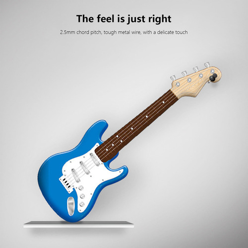 Guitarra Eléctrica De Juguete Para Niños Musical 2671 De 4 C