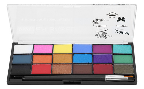 Kit De Maquillaje Artístico, Pinturas Corporales, 18 Colores