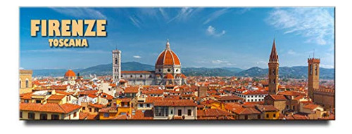Imán Para Nevera Panorámico De Florencia, Toscana, Italia