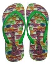 Comprar Ojotas Playeras Infantil Caribbean Nenas Estampadas