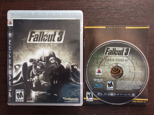 Fallout 3 Para Ps3 Playstation 3 Original Físico Completo (Usado)