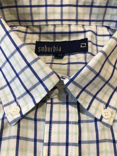 Camisa Hombre Talle M Suburbia M/corta Perfecta