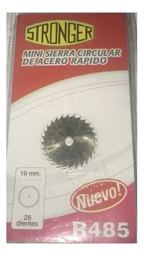 Accesorio Mini Torno Sierra Acero Rápido Ø19mm Stronger R485