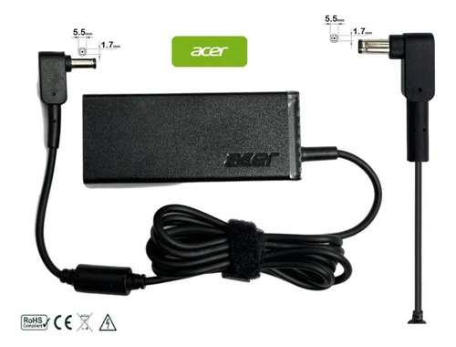 Cargador Acer A13-045n2a 19v-2.37a 45w 5.5x1.7mm Original