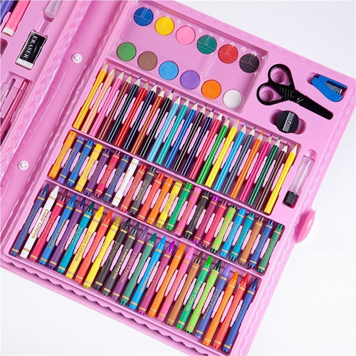 Ay Niños Pintura Set Acuarela Pluma Lápiz Pincel Marcador