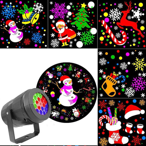 Proyector De Copos De Nieve, Luces Navideñas, Iluminación