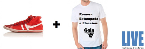 Combo Zapatillas Gola Quota + Remera Gola Original