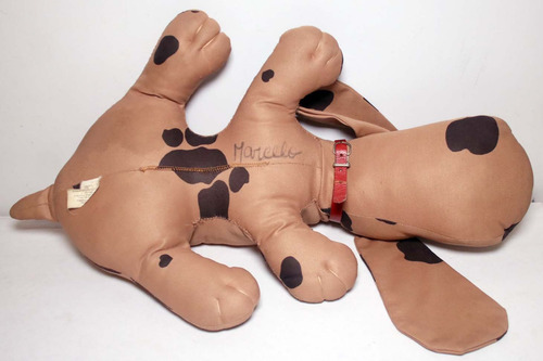 Pelucia Snif Snif Marrom Estrela Com Coleira Anos 80 50cm (Usado)