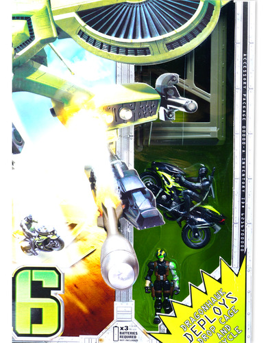 Gi Joe Sigma 6 Dragonhawk Heavy Armor Dropship Vehicle