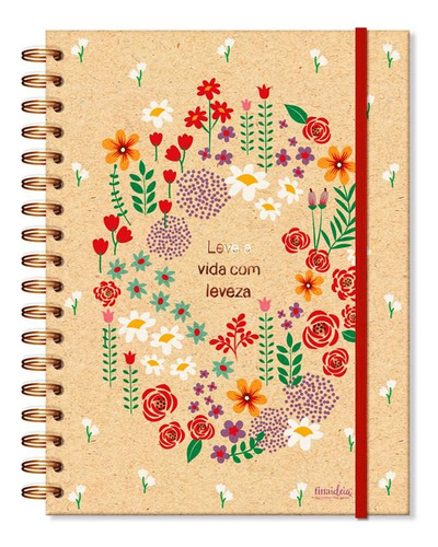 Caderno Colegial 1 Matéria Campestre Kraft