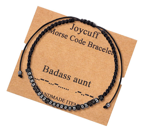 Joycuff Pulseras De Código Morse Para Mujer, Inspiradoras, R