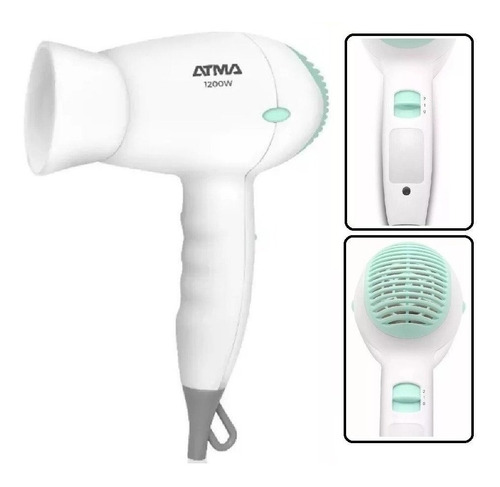 Secador De Pelo Atma Sp8914n 1200w 